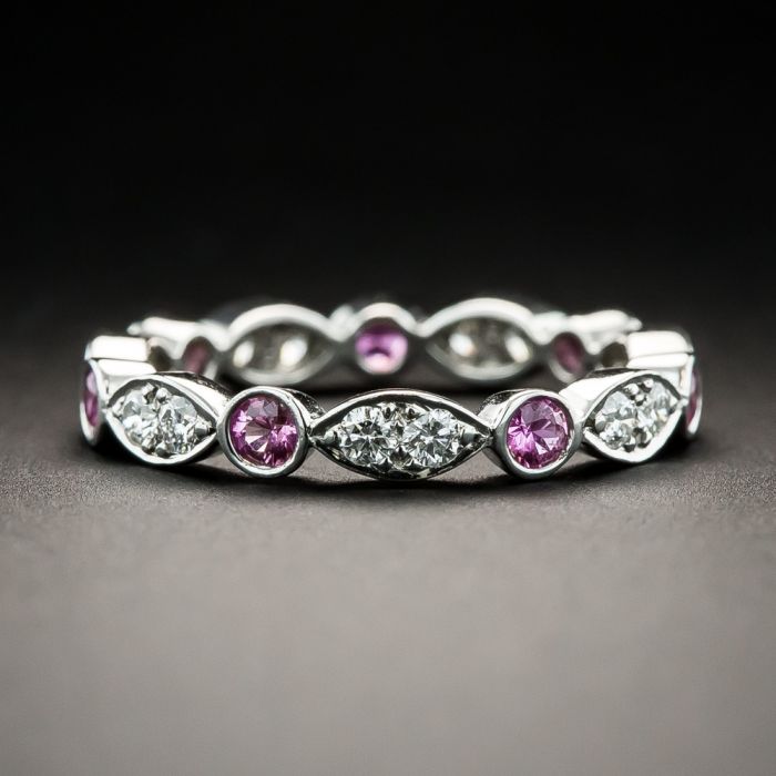 Sapphire eternity shop band tiffany
