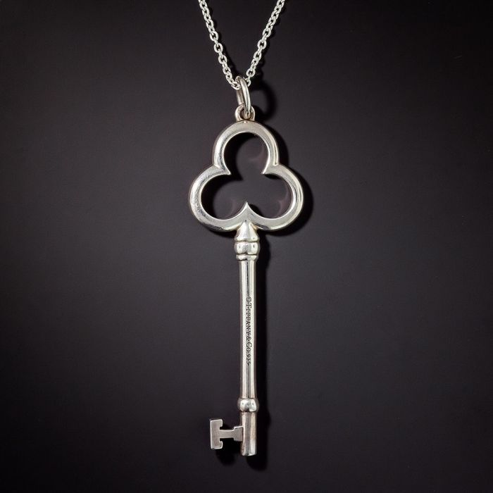 Tiffany & Co. Large Key Necklace in Sterling Silver