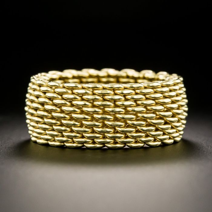 Tiffany & co somerset sales mesh ring