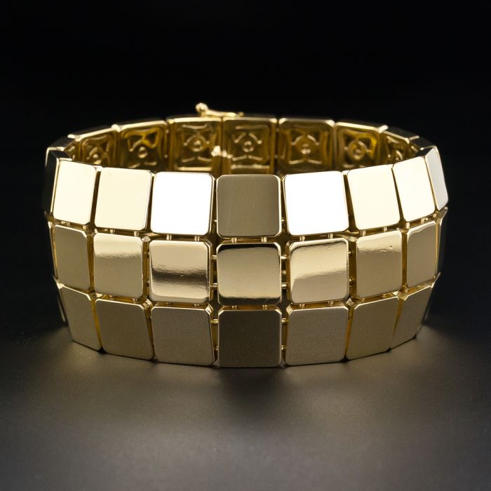 Bracelet rush Style Laurier Color Gold