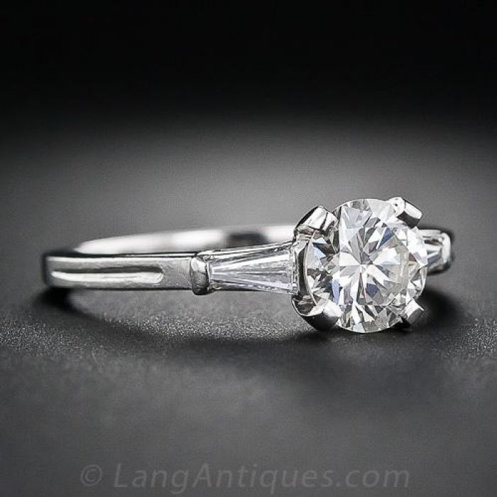 Vintage Tiffany & Co. Pear Cut Diamond Solitaire Ring at Susannah Lovis  Jewellers