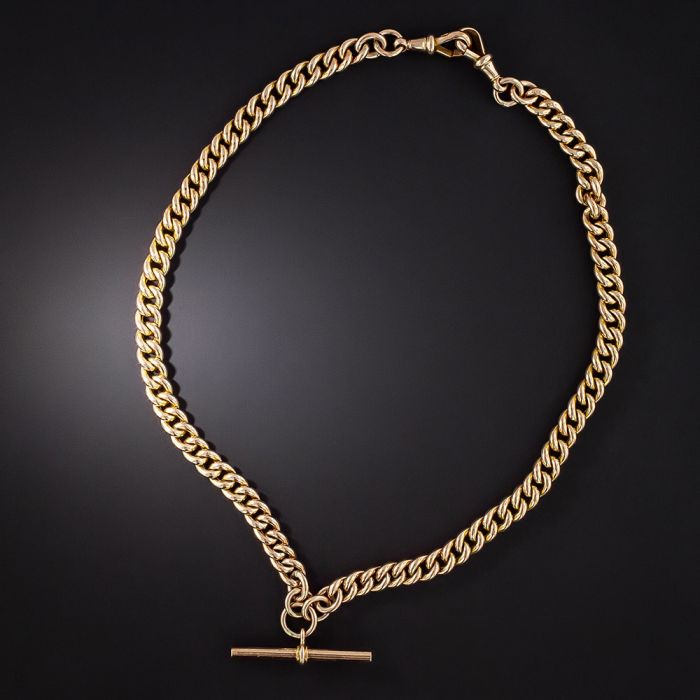Buy Genuine SOLID 9K 9ct Yellow GOLD Albert Chain Necklace With T-bar and  Clasp 54 Cm Online in India - Etsy