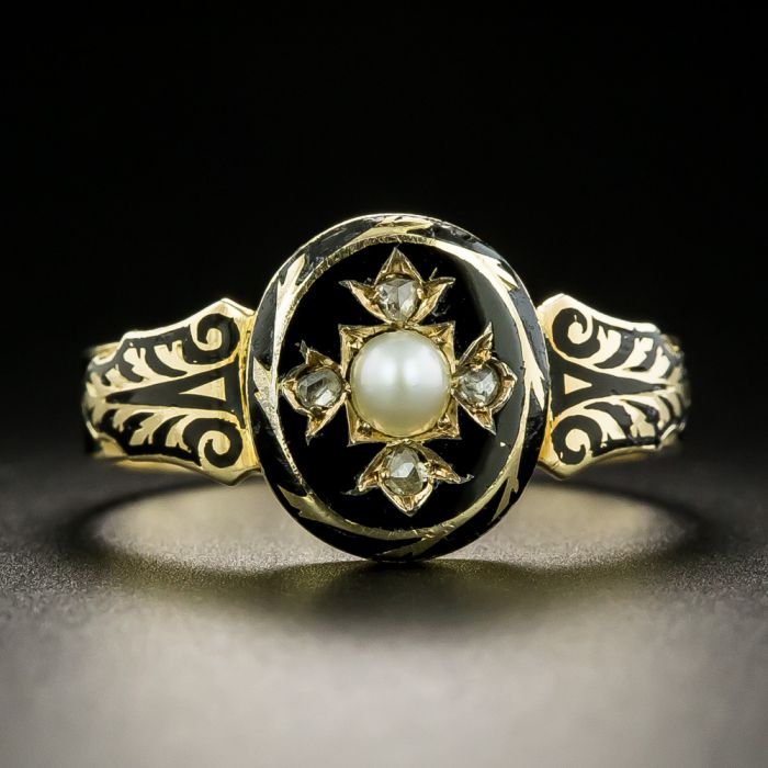 Black enamel store jewelry