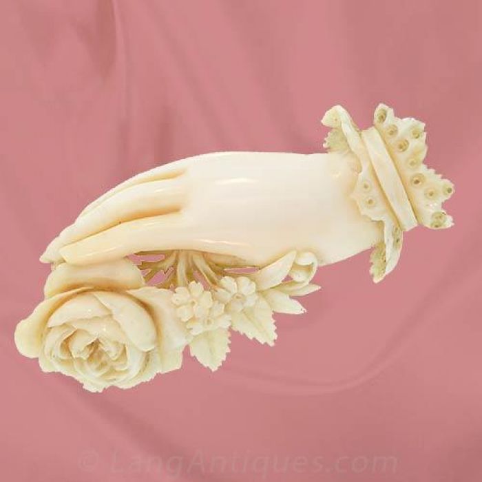 Carved ivory earrings  Sara Schonberg  Flickr