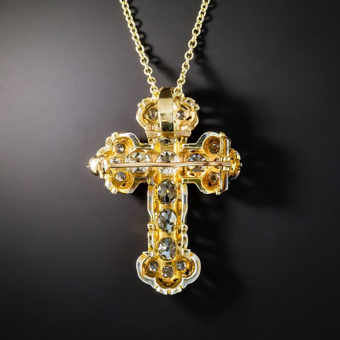Victorian cross cheap pendant