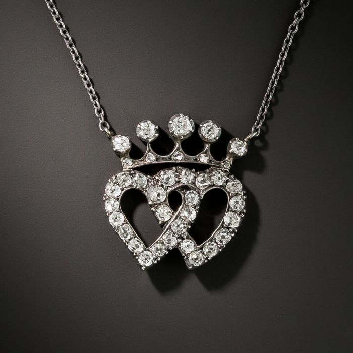 Heart Duo Diamond Pendant with Chain | Radiant Bay