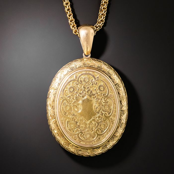 Antique hair locket clearance