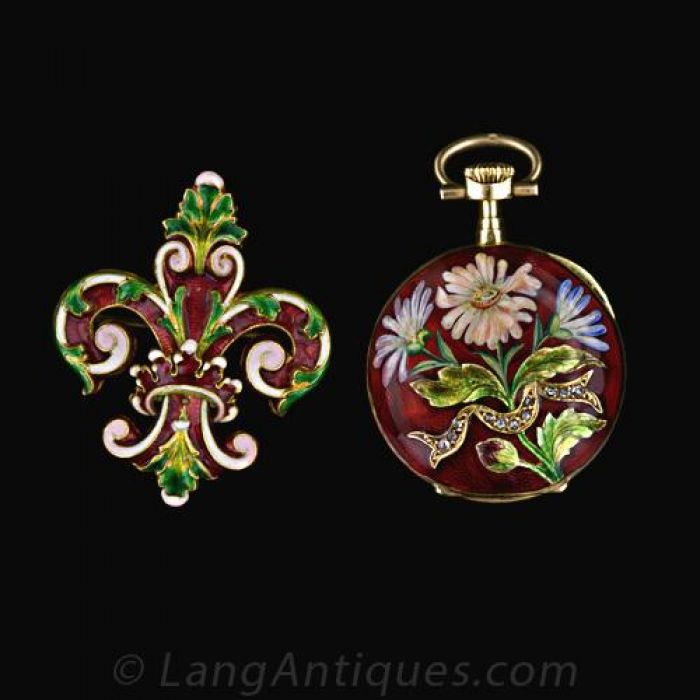 Fleur de top lys earrings