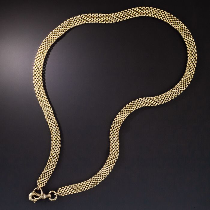 Gold Mesh Necklace | Shirley