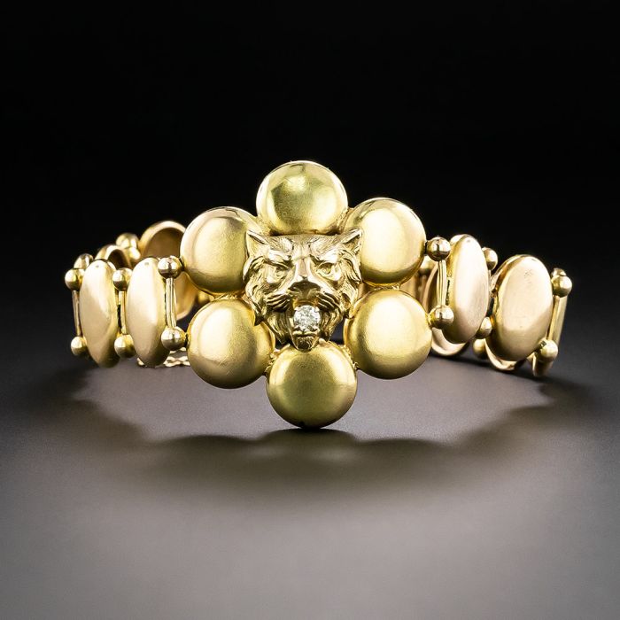 Victorian Lion s Head Bracelet