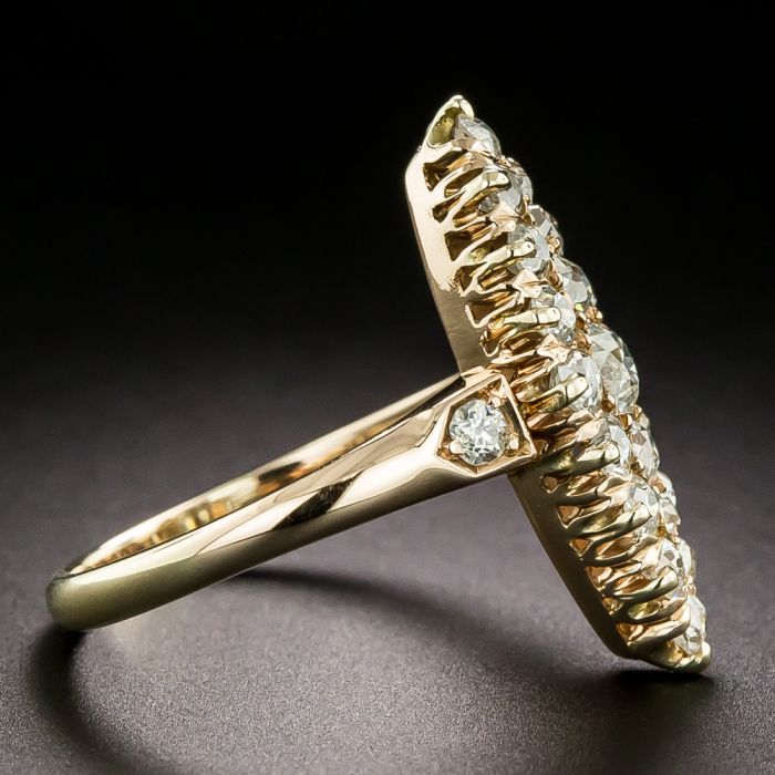 Victorian discount navette ring