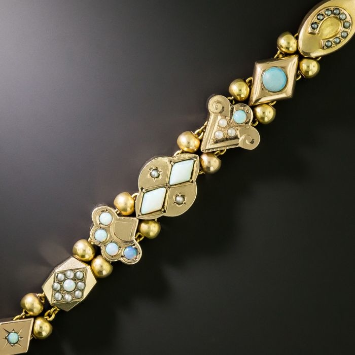 Victorian slide store bracelet charms