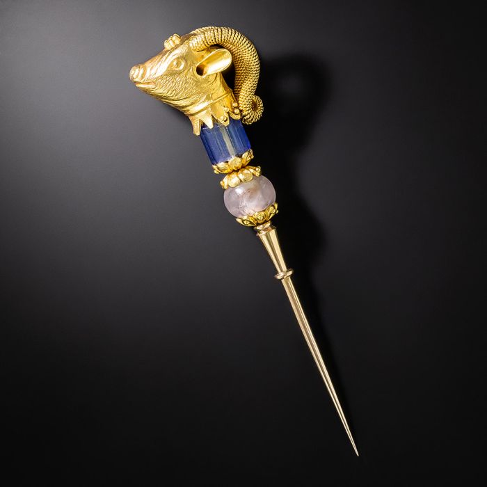 Victorian Ram s Head Toothpick
