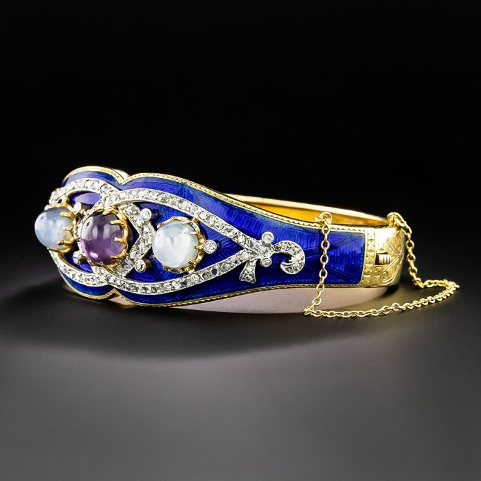 Enamel bangle bracelets top