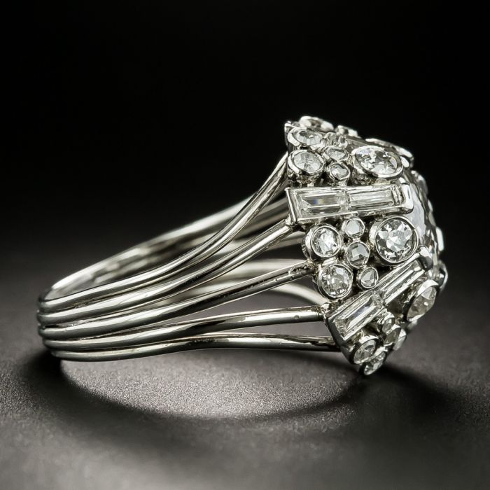 Dome shaped sales diamond rings