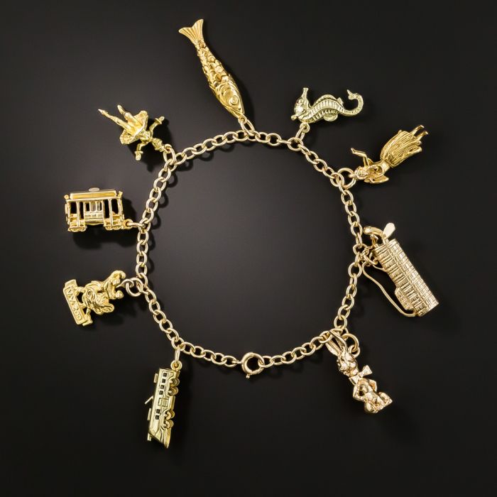 Top more than 80 old fashioned charm bracelet - 3tdesign.edu.vn