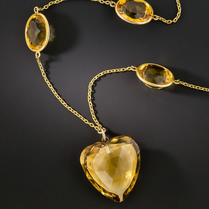 Vintage sale citrine jewelry