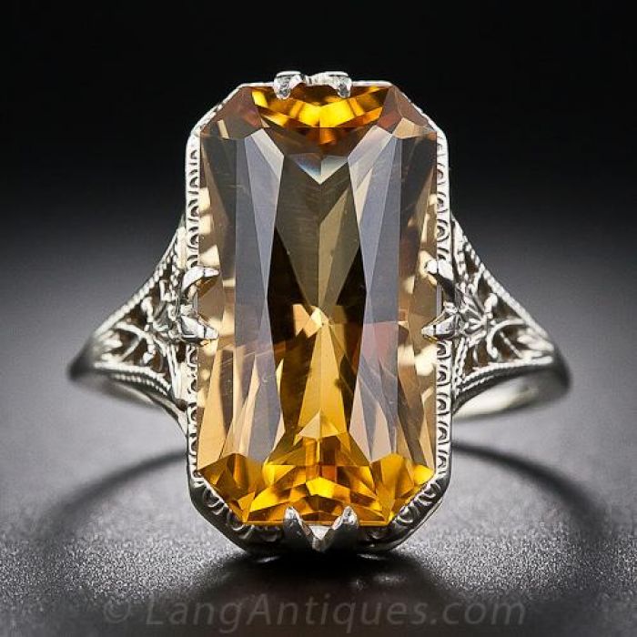 Vintage citrine jewelry online