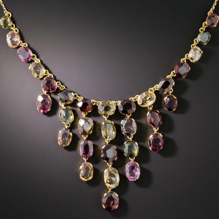 Garnet Gold Antique Garnet and Pearl Necklace – BURLINGTON