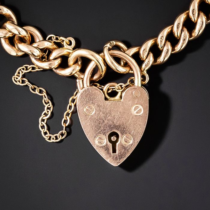 ADF-Lock key bracelet Black Plated Steel Matching Couple Heart Lock Bracelet  and Key Pendant
