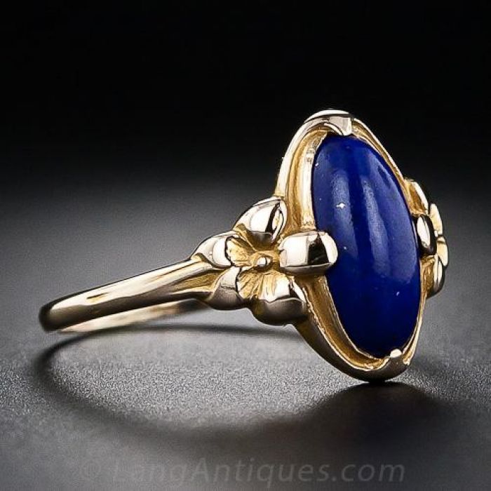 Vintage sales lapis ring