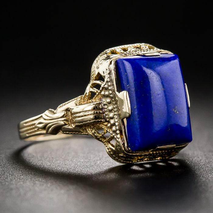 Antique lapis outlet ring