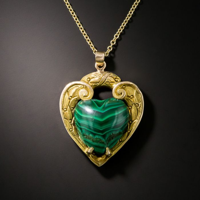 Malachite Heart Necklace – Kate Koel
