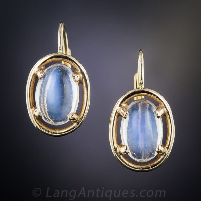 Vintage Moonstone Earrings