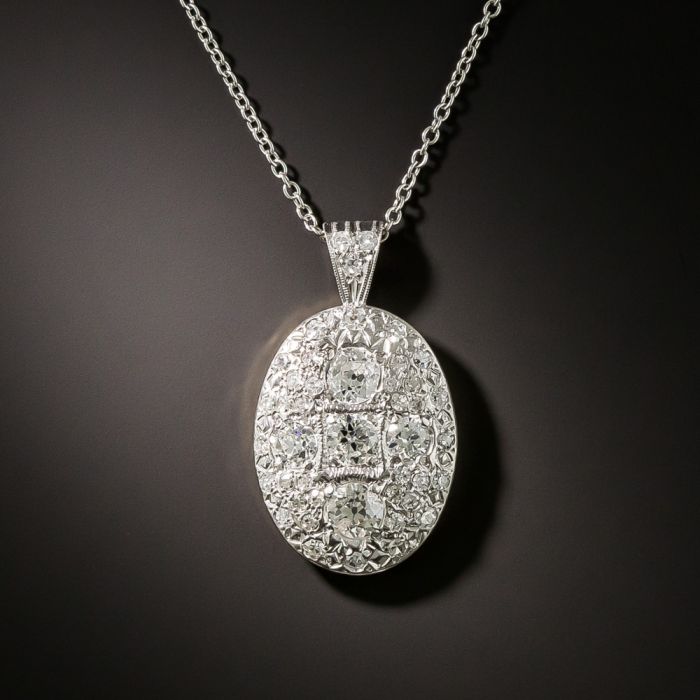 Vintage outlet diamond pendant
