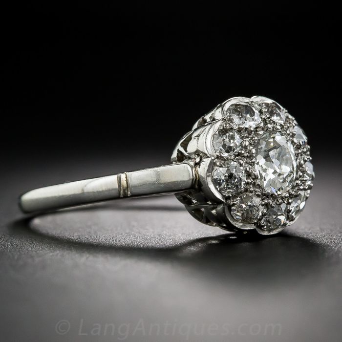 Vintage discount platinum ring
