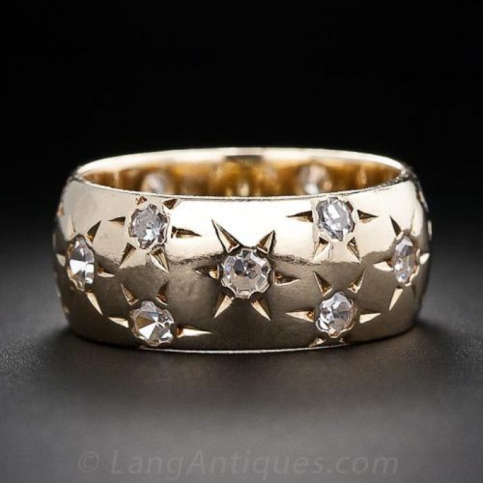 Star set diamond band new arrivals