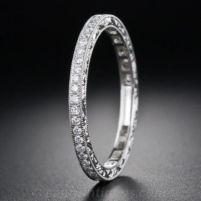 Vintage style shop eternity rings