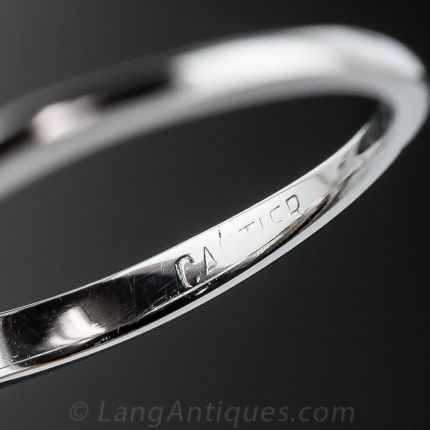 Cartier .70 Carat Emerald-Cut Diamond Engagement Ring