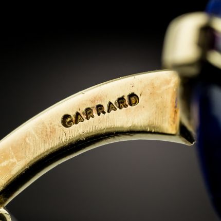 Lapis and Ruby Cufflinks by Garrard and Co.