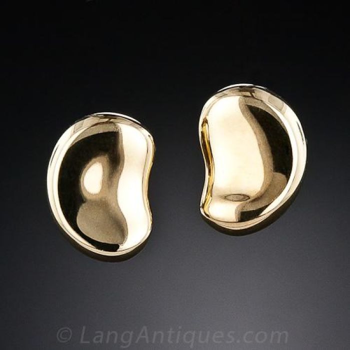 Elsa Peretti for Tiffany & Co Classic Bean Earrings