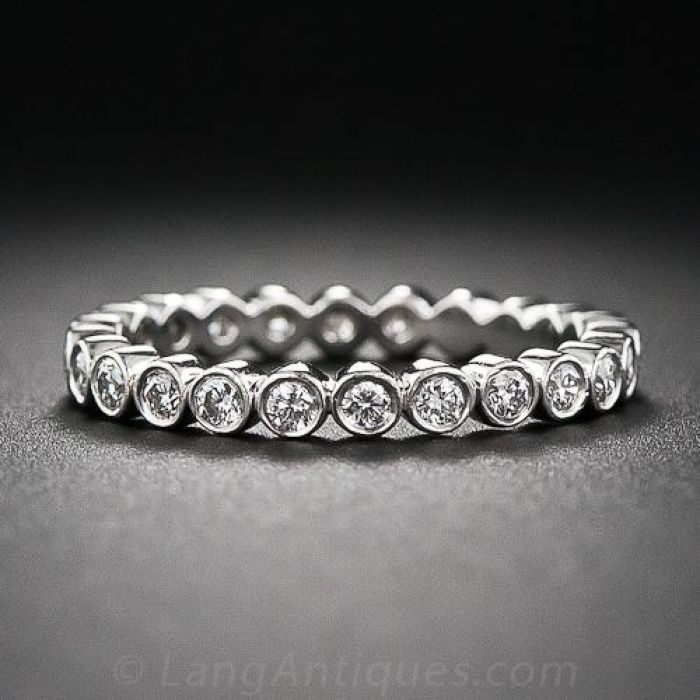 Tiffany & Co. 'Jazz' Bezel-Set Diamond Eternity Band