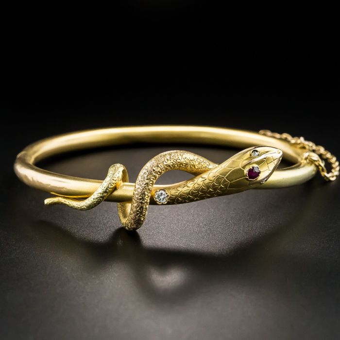 victorian-snake-bangle-