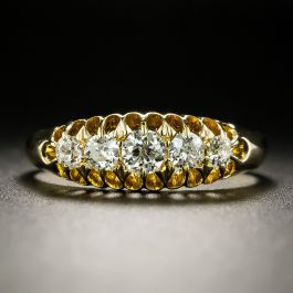 victorian-five-stone-diamond-
