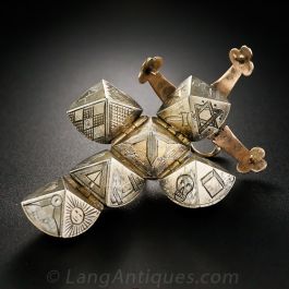 Masonic ball cross sales