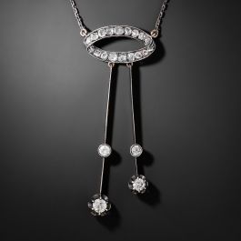 大人気定番商品 Vintage 1927 Circa Necklace, Diamond Negligee その他