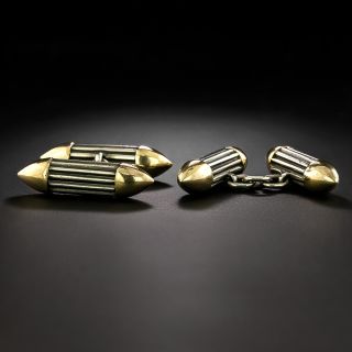 1960s-70s Modernist Montserrat Guardiola Bullet Cuff Links
