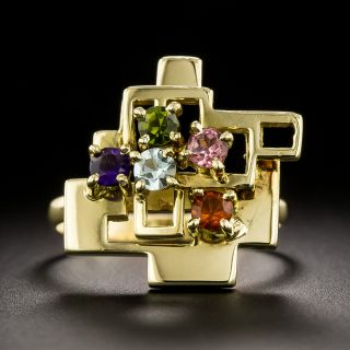Architectural Gemstone Ring by H. Stern - 2