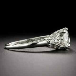 Art Deco 1.19 Carat Diamond Engagement Ring - GIA  J I1