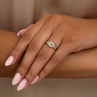 Art Deco 1.63 Carat Diamond Engagement Ring - GIA L SI2
