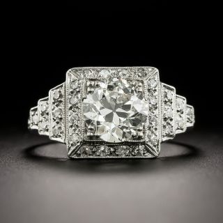 Art Deco 2.02 Carat Diamond Engagement Ring - GIA I SI2 - 3