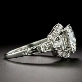 Art Deco 2.07 Carat Diamond Engagement Ring - GIA F SI2