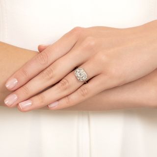 Art Deco .50 Carat Diamond Engagement Ring
