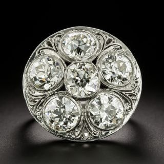 Art Deco 6.04 Carat Diamond Ring by Byard Brogan - GIA - 3