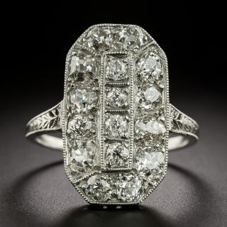 Art Deco Diamond Dinner Ring - 3