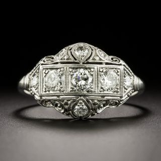 Art Deco Diamond Dome Ring by Jabel - 2